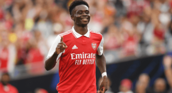 Saka wins Arsenal Player of the Month award