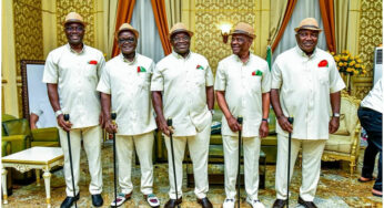 PDP crisis: G-5 governors meet in Abuja for crucial meeting, engage Tinubu
