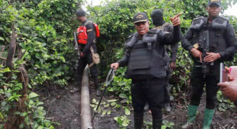 Navy destroys illegal refinery in Rivers (PHOTOS)