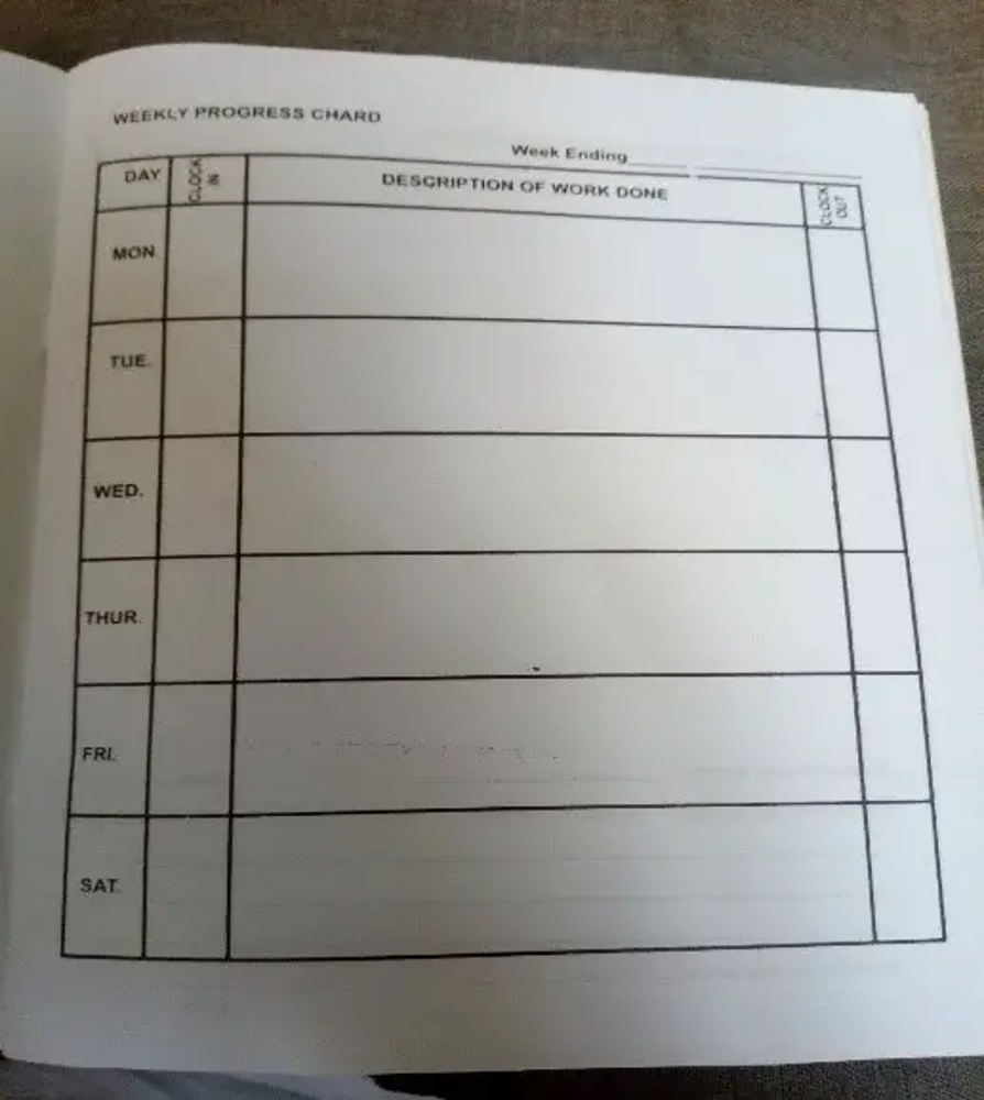 How to fill your SIWES logbook properly for Industrial Training