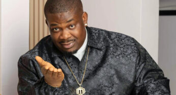 Don Jazzy reacts angrily as Regha asks him to adopt children