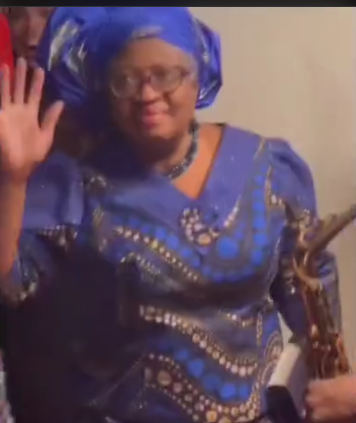 Ngozi Okonjo-Iweala shows off dance steps at son’s wedding in Germany (Video)