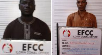 Court jails two Yahoo Boys for N22 million fraud in Ilorin