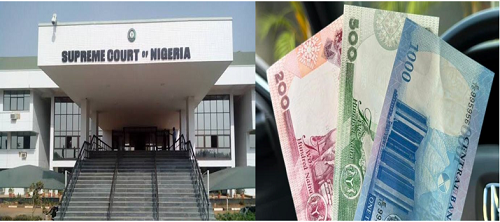 BREAKING: Supreme Court gives update on lifespan of old naira notes