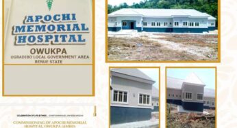 Apochi Memorial Hospital now hiring Nurses, Lab Scientists, Doctors (How to apply)