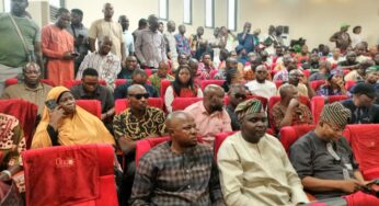 Faces present as Aiyedatiwa arrives gov’s office for swearing-in ceremony (Photos)