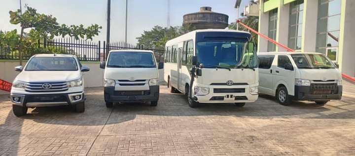 Benue: Gov Alia donates four brand new buses to Lobi Stars
