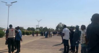 BREAKING: Sacked PDP lawmakers storm Plateau Assembly, police teargas them