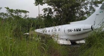 BREAKING: Private jet crash-lands in Ibadan with 10 onboard