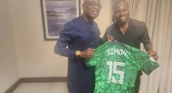 AFCON: Three governors host Idoma-born Moses Simon