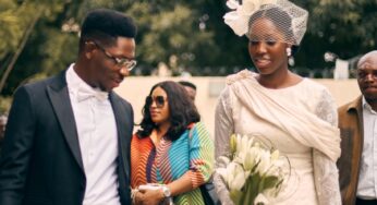 Photos from Moses Bliss and fiancée, Marie Wiseborn court wedding