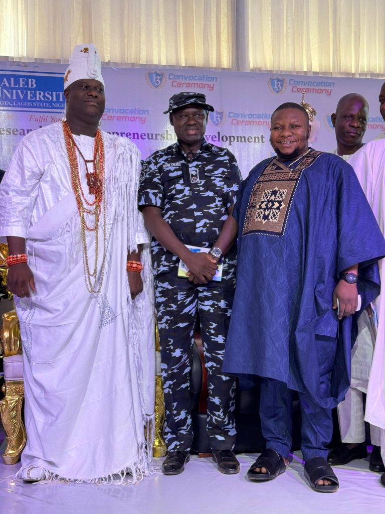 Caleb University honours T. Pumpy CEO, Akintayo Adaralegbe, others at 13th Convocation ceremony