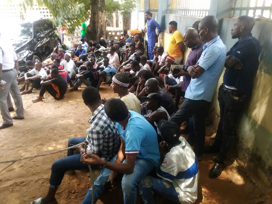 EFCC, JTF arrest 115 suspected currency racketeers in Enugu