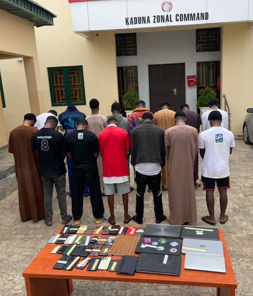 EFCC nabs 36 suspected Yahoo boys in Kaduna