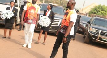 Photos from the burial of James Oche’s father in Ado LGA