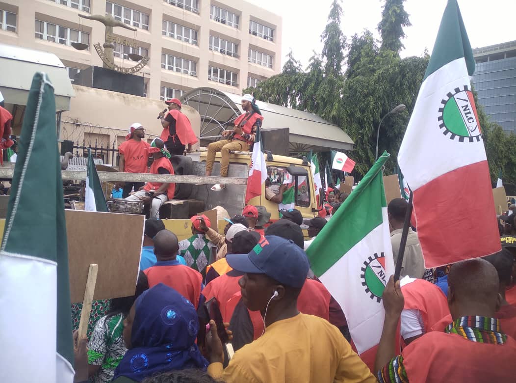 Alia reacts as protesters storm Govt House in Benue