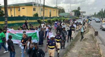 Nationwide protest kicks off in Lagos [PHOTOS]