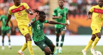 BREAKING: AFCON: Nigeria defeats Angola to qualify for semi-finals