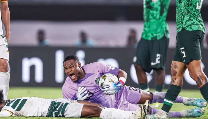 BREAKING: Nigeria vs Angola: Nwabali declared fit for AFCON Quarter-final match