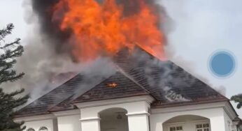 Fire razes FCT Minister’s house 