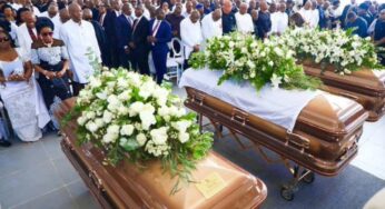 Herbert Wigwe, wife, son buried amid tears in Rivers