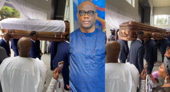 See the casket Herbert Wigwe was buried with [VIDEO]