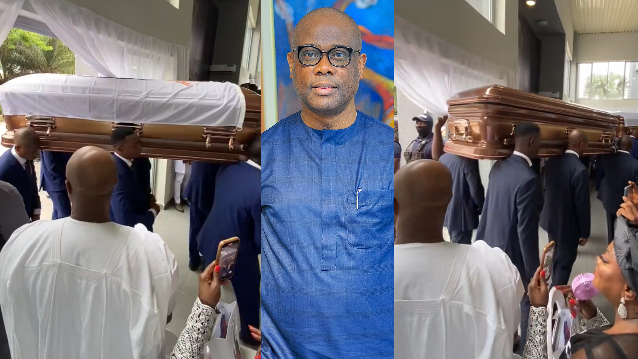 See the casket Herbert Wigwe was buried with [VIDEO]