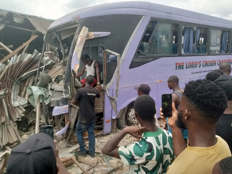 Five dead, others badly injured as Lord’s Chosen Church bus rams into Coca-Cola staff in Imo