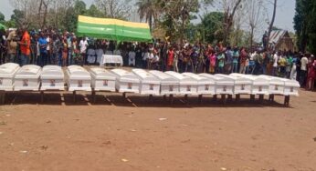 15 victims of herdsmen killing in Benue get mass burial