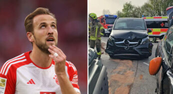 Harry Kane’s children hospitalized after car accident in Germany
