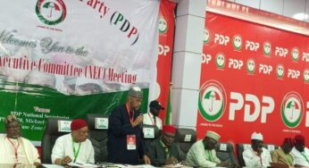 Wike missing as PDP begins NEC meeting in Abuja