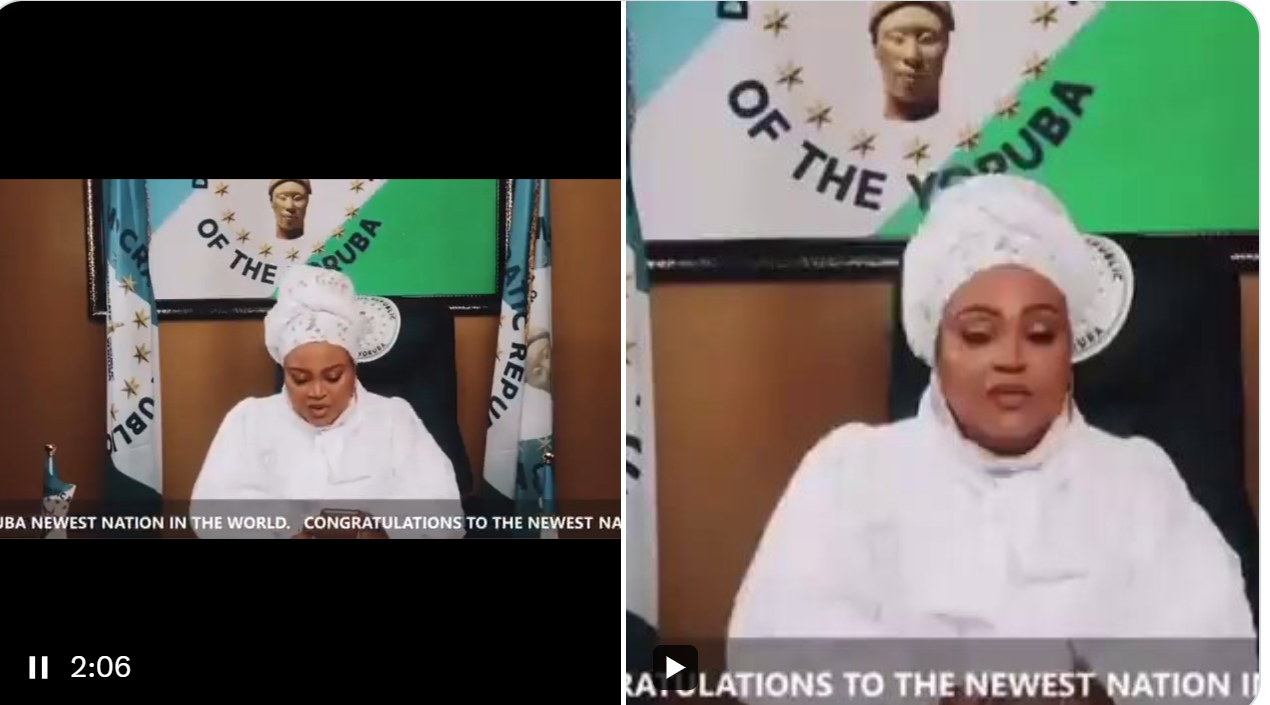 BREAKING: President of Yoruba Nation emerges, moves to leave Nigeria [VIDEO]