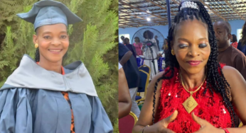 ‘BSC in Law’ graduate, Vera Anyim storms Dunamis Church in Port Harcourt, Thanks Pastor Enenche