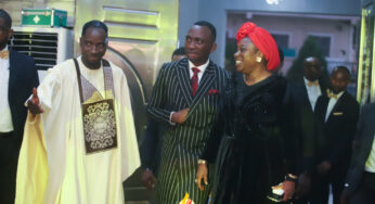 Bishop Abioye, Dr Paul Enenche, wife, Rev Ntia, others storm Rev Godwin Abba’s 50th birthday celebration