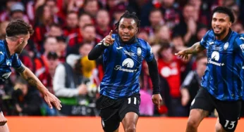 Ademola Lookman makes history in Europe