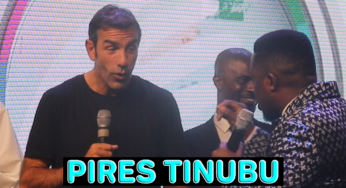 Arsenal legend Robert Pires adopts Tinubu as new name in Abuja [WATCH]
