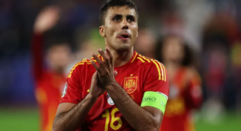Euro 2024: Spain’s Rodri becomes first player suspended under new rule change