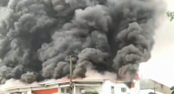 BREAKING: Christ Embassy Church headquarters on fire in Lagos (Video)