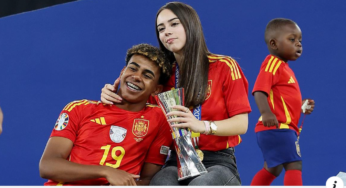 Lamine Yamal:17-year-old Spain wonderkid unveils his girlfriend after Euro 2024 victory