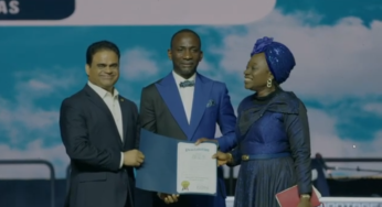 Pastor Paul Enenche and his wife honoured in Houston, Texas, USA [VIDEO]