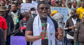 Prophet El-Buba holds live service at EndBadGovernance protest ground in Jos (Photos)