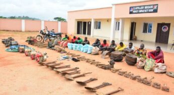 Ondo Task Force, Army Arrest 12 Illegal Miners