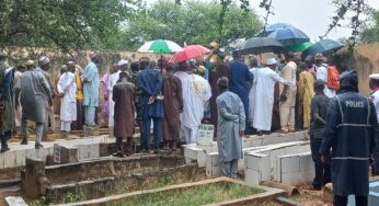 Hajiya Dada: Shettima, Atiku, Peter Obi, top politicians attend Yar’adua’s mother’s burial (Photos)