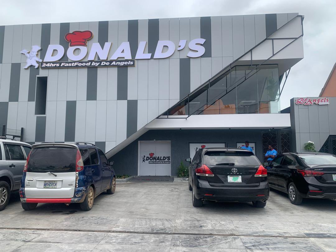 LASEPA seals Cubana Chiefpriest’s Donald’s Fast Food in Lekki (Photos)