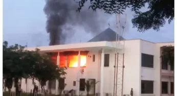 BREAKING: Fire razes Katsina govt house