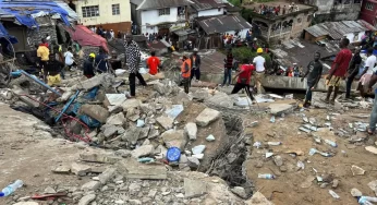 Eight confirmed dead in freetown building collapse