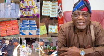 Senator Moro distributes drugs for Benue South Healthcare Centers