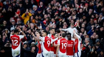 EPL: Arsenal end winless streak with 3-0 triumph against Forest