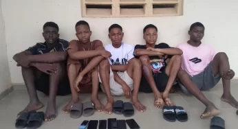 Benue State police nab five suspected internet fraudsters