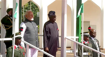 Tinubu confers GCON on Prime Minister, Narendra Modi